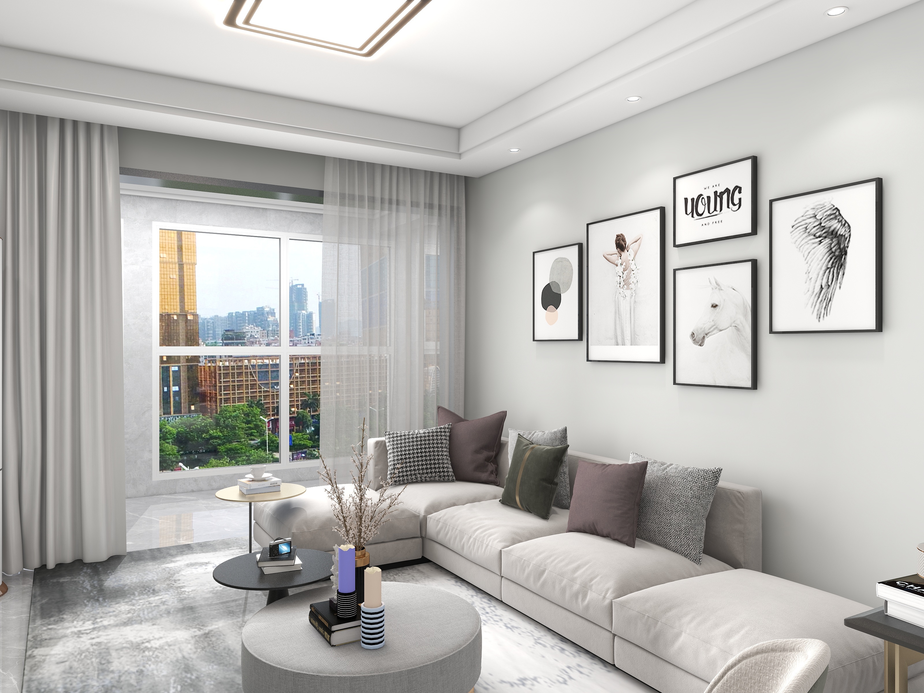 莒县山屿装饰-彩虹花园-现代简约-装修设计方案