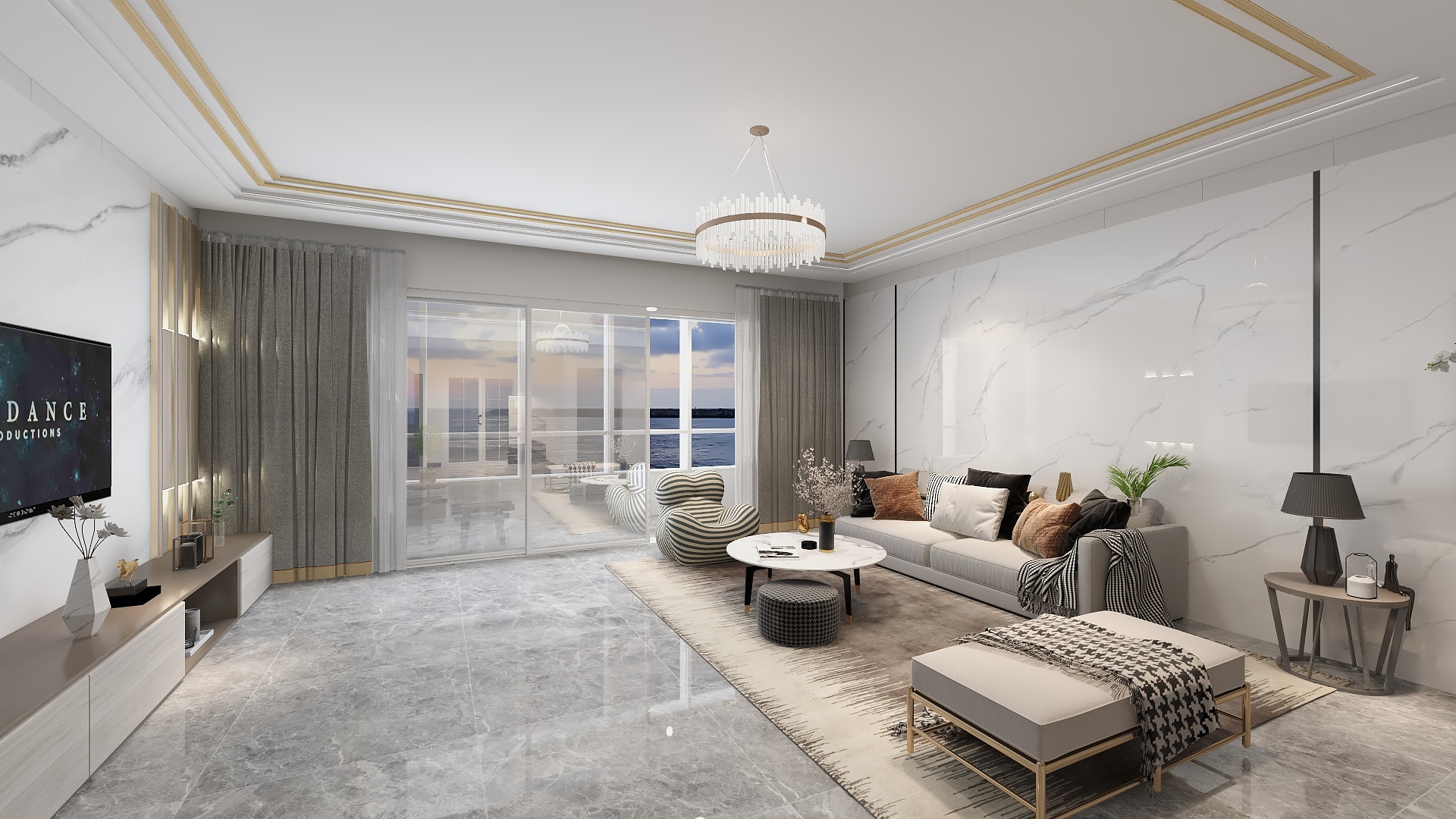 Dust尘-九州方园国际 轻奢-装修设计方案