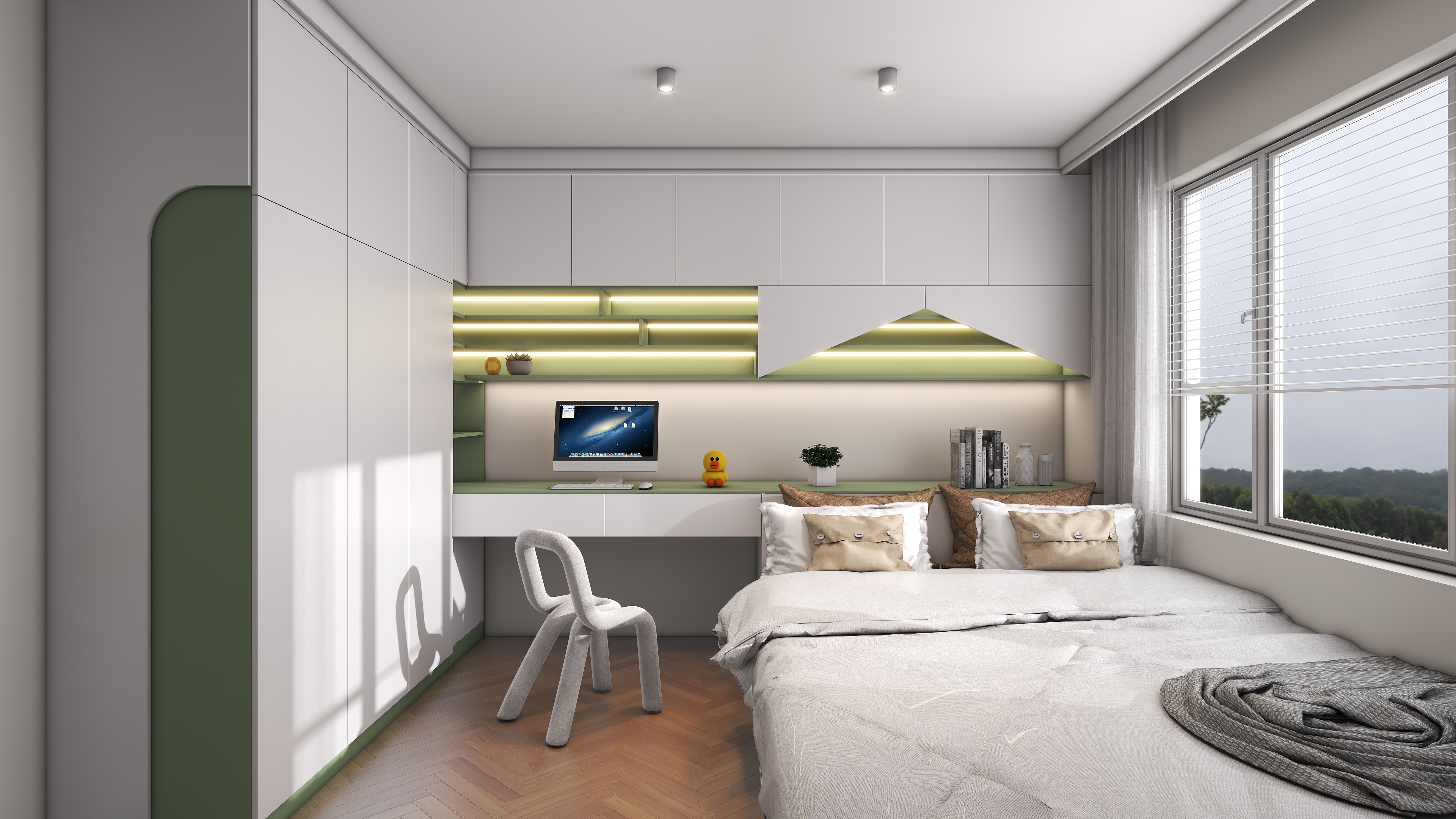 Only安静-儿童房榻榻米-装修设计方案