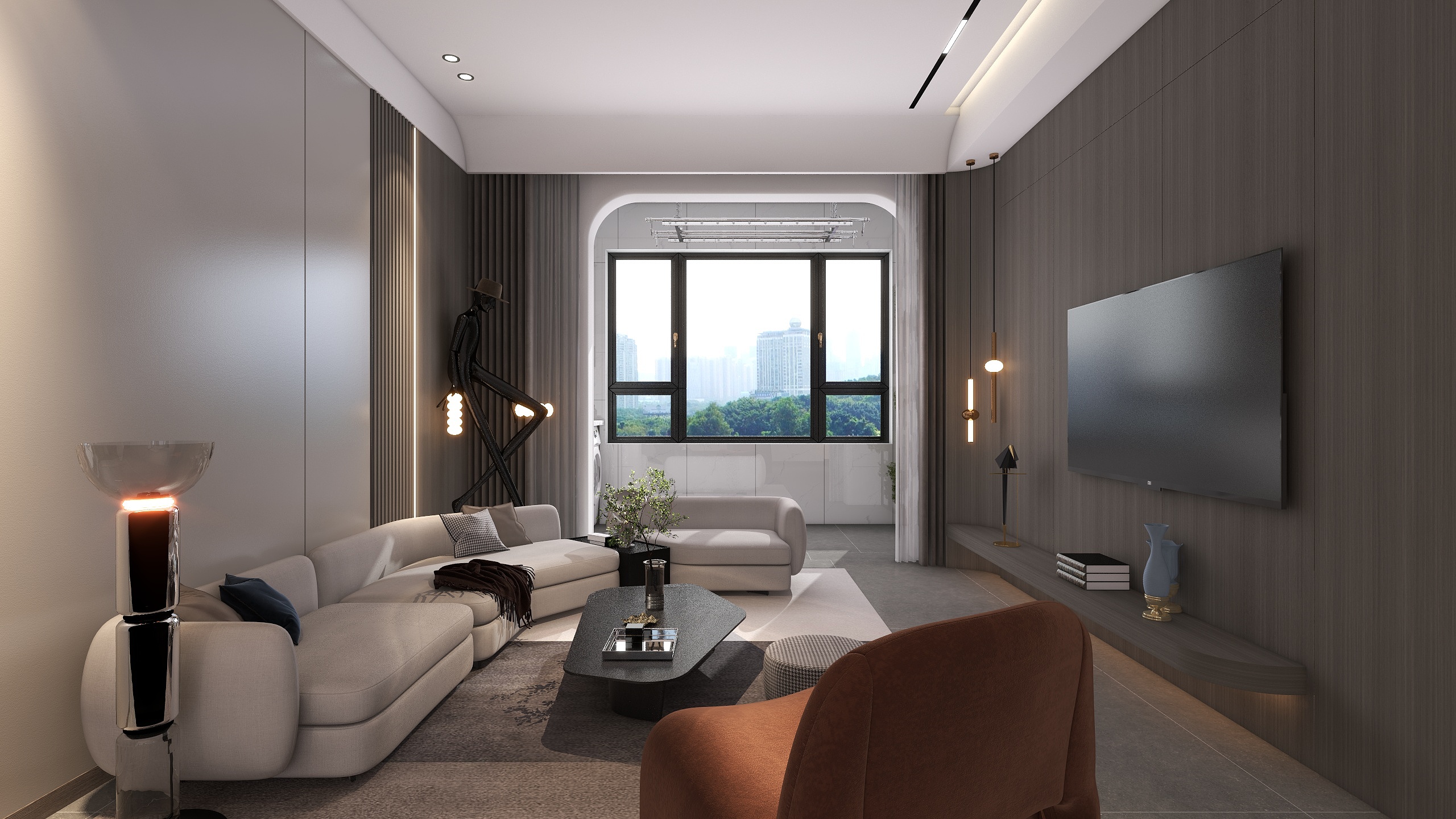 A孤独喂饱理性-誉城106轻奢-装修设计方案