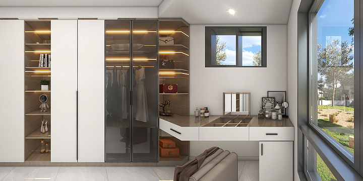 设计师8.8-衣帽间-装修设计方案