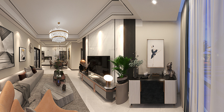 刘作勇-隆城观邸李先生95平米雅居图-装修设计方案