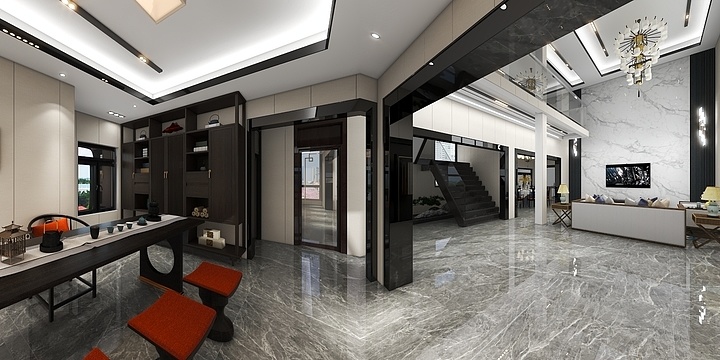 许总搞装修-别墅.dwg-装修设计方案