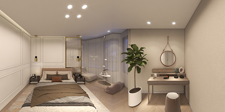 效果图设计9-大华效果图(时尚美居）-装修设计方案