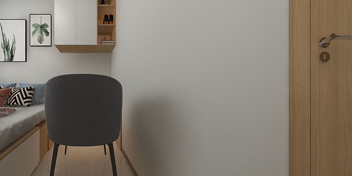 品宅装饰崔栓栓-温馨的小家-装修设计方案