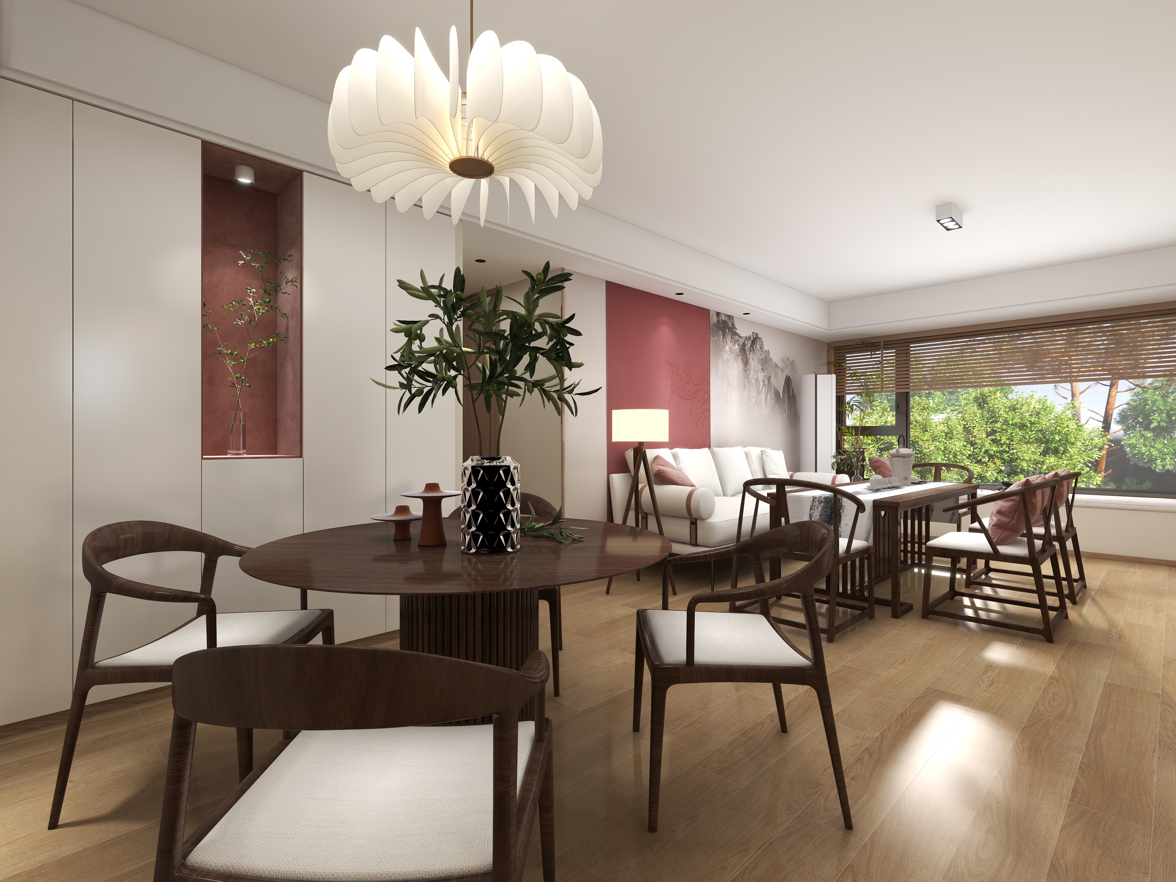 陈辉-映月里125平方雅致三居装修效果图