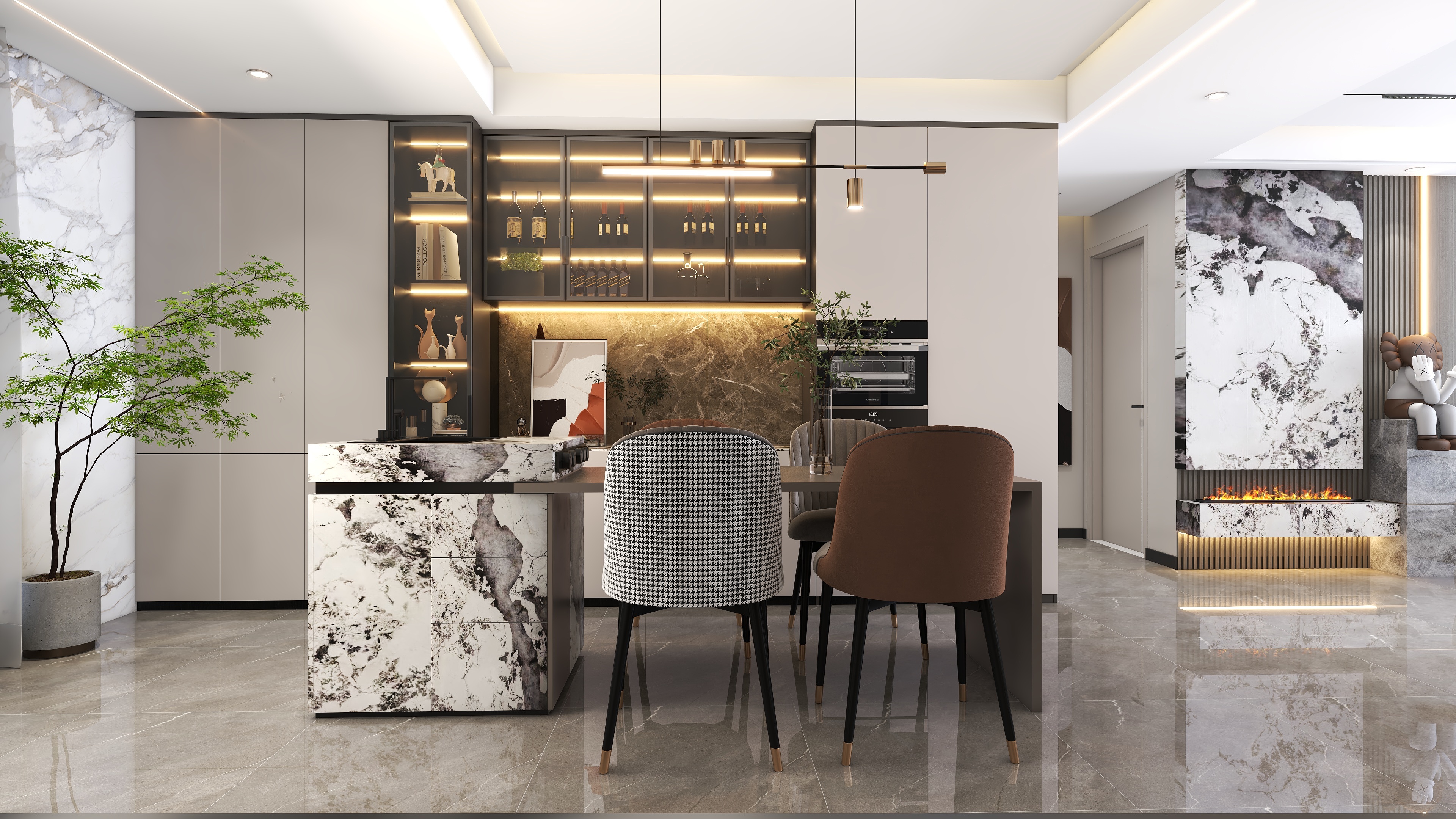 博颂雅装饰_-屹峰一号院30号楼-装修设计方案