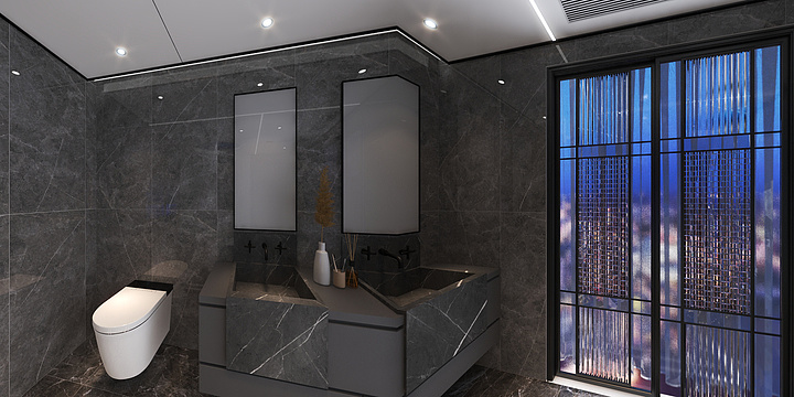 奥普浴霸鉴湖路942号-枢里四搂主卫-装修设计方案