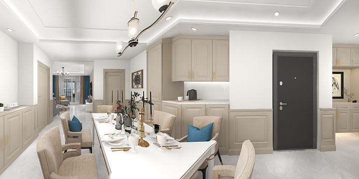 彬彬而已-桑园-美式-装修设计方案