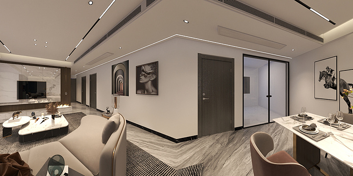 仁寿三雄极光专卖-北城二期-装修设计方案