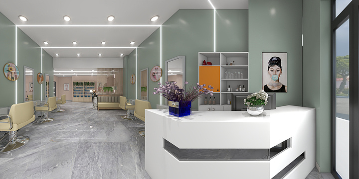 Design315-美发店7.20-装修设计方案