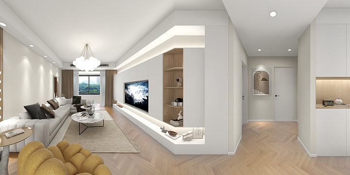 L0326-御景华府2-1-902（奶油风）-装修设计方案