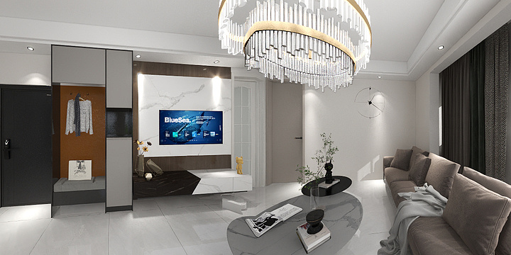 许锋设计师-瑞和园89.50㎡B户型3室2厅1卫-装修设计方案