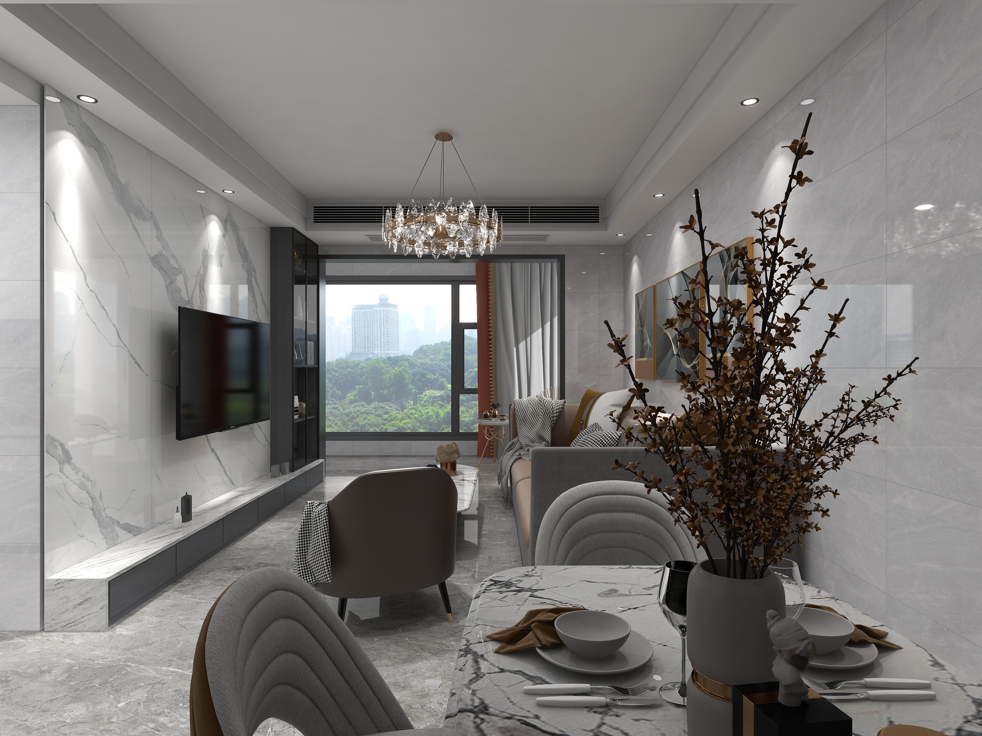 轩凡装饰李消遥-西昌府7栋02户型-装修设计方案