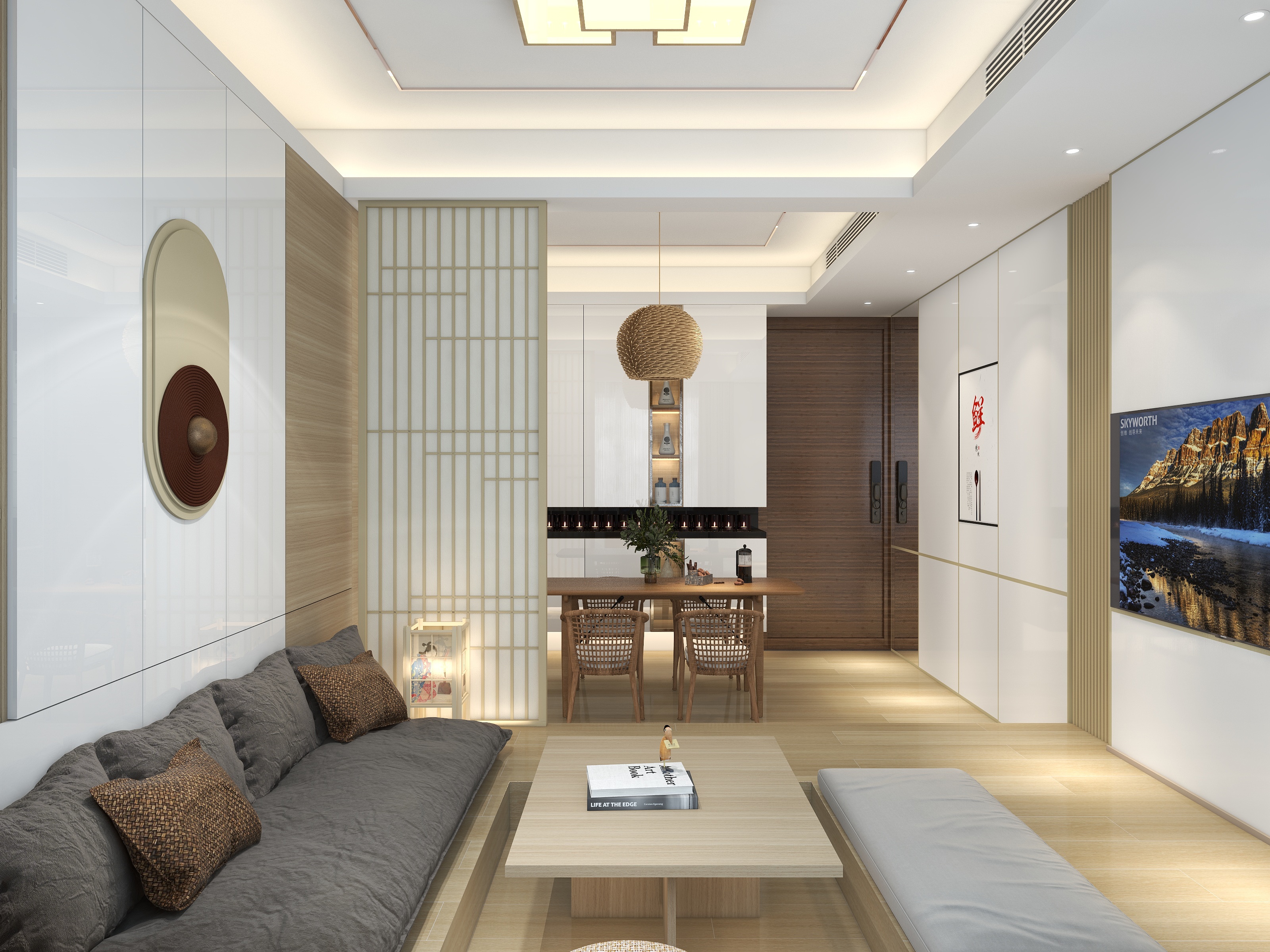 廸偉-和式親子家-45方日式3居装修效果图