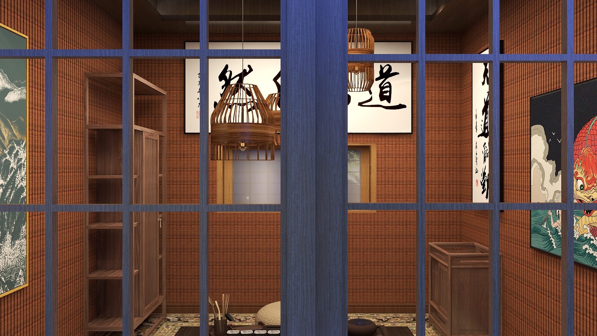 晨思_-茶室-装修设计方案