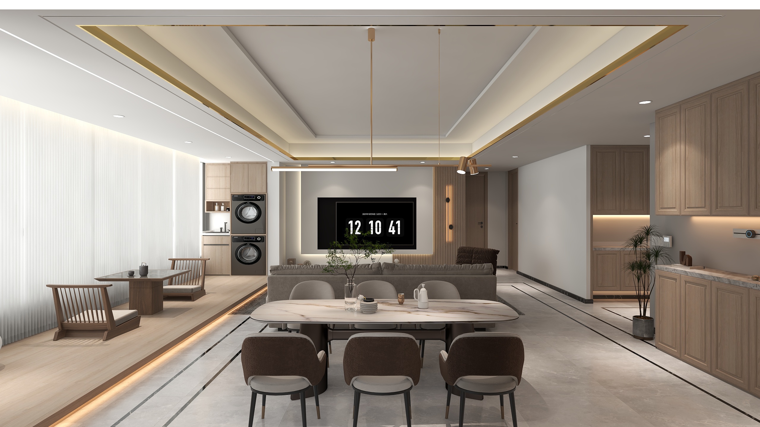 SAWA設計-花语江南-180方-现代  第一稿-装修设计方案