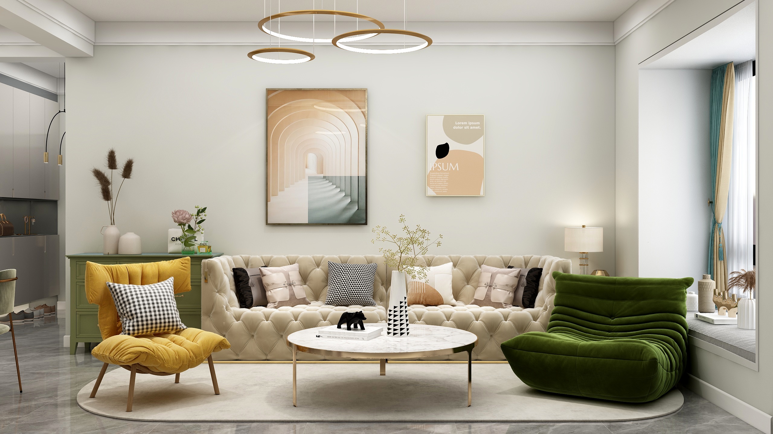 江油筑美aMhn-江安花园-现代风-装修设计方案