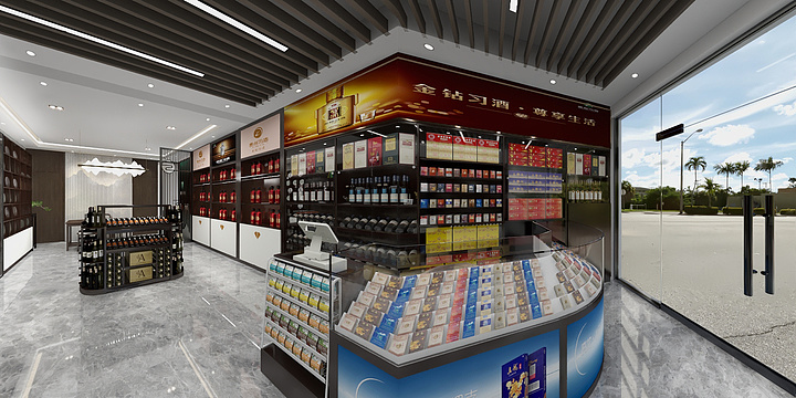 艺心装饰公司-烟酒茶会所-装修设计方案