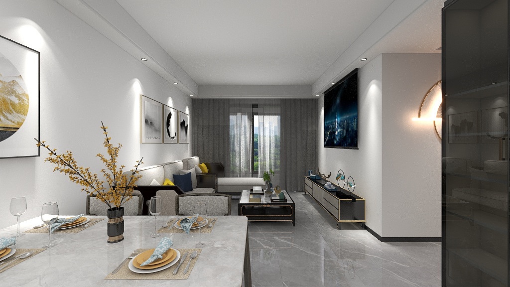 LVdesigner-高新嘉园12#楼604室  效果-装修设计方案