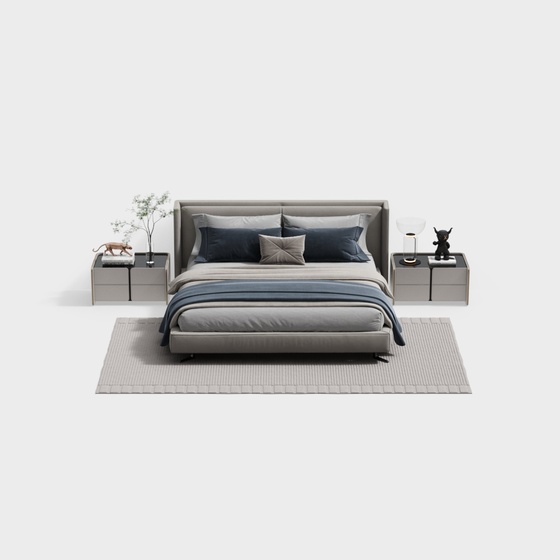 Luxury Bed sets,gray