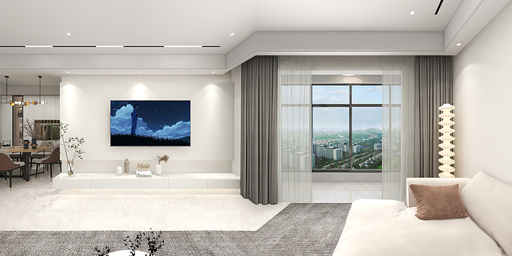 小楊搞设计-LLN-7-46 kJL现代奶油风-装修设计方案