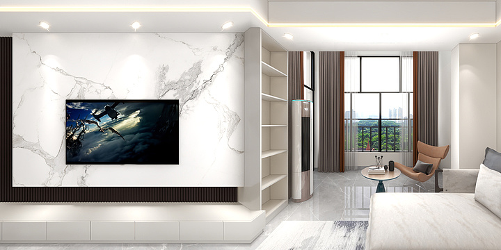 一陆日鹏一-西牛装饰-那银C区41栋三单元604-1-装修设计方案