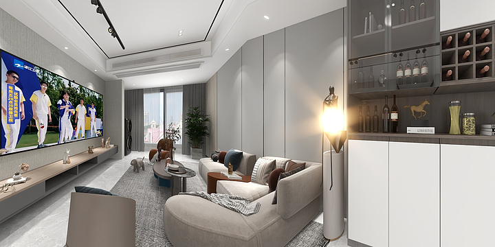 九泓装饰V伟-绿地新里程A1-装修设计方案