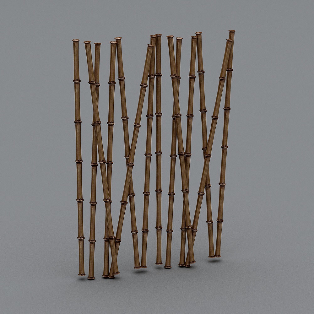 新中式庭院景观-竹子道具