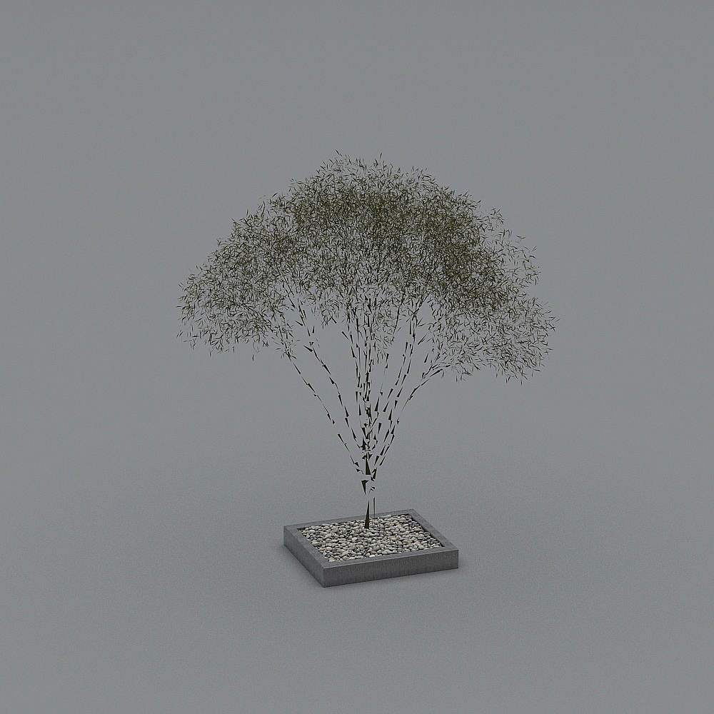 现代-树木001-xs3D模型