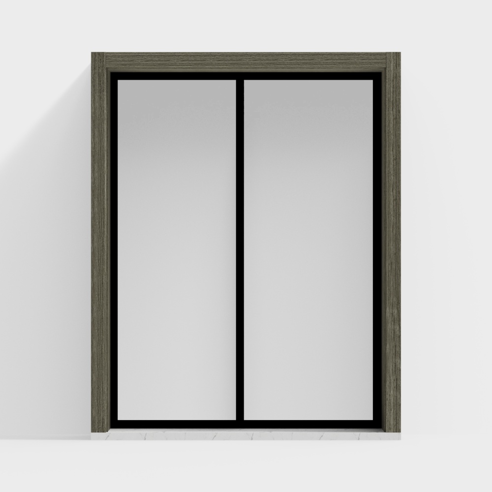 平板垭口+窗户-两扇