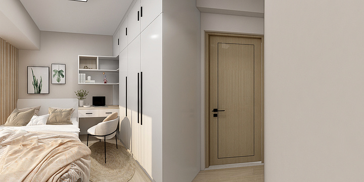 迁禧全屋定制中心-时代糖果4栋1002-装修设计方案