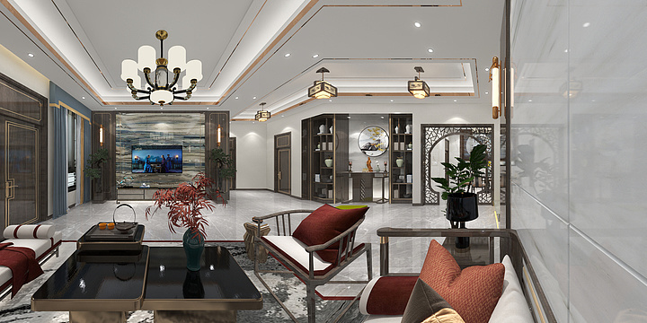 新乔居建材-夏县别墅-装修设计方案