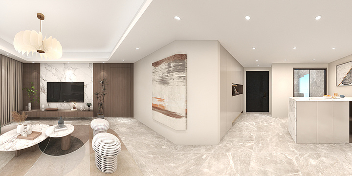 光述空间设计工作室-长嘉汇 雷总 174平-方案 3-装修设计方案