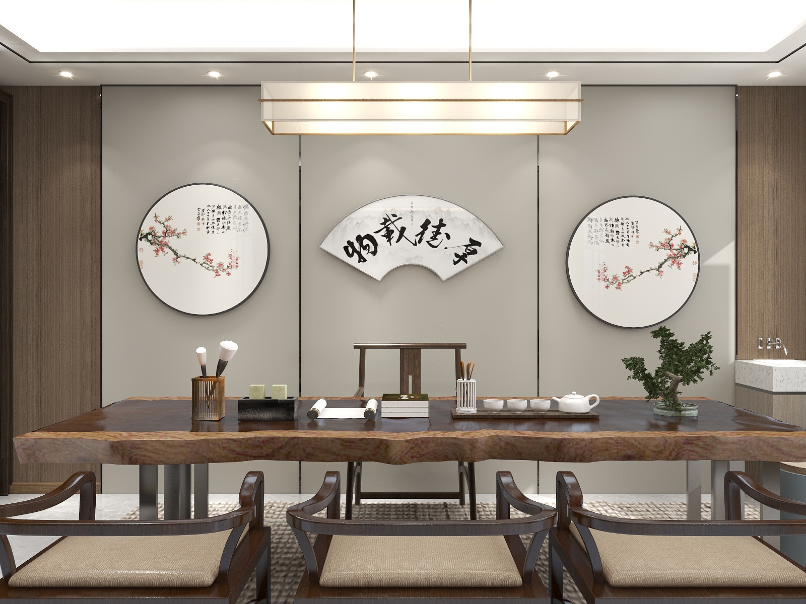 多维饰界：袁秋娟18355621108-长铺林总办公室-装修设计方案