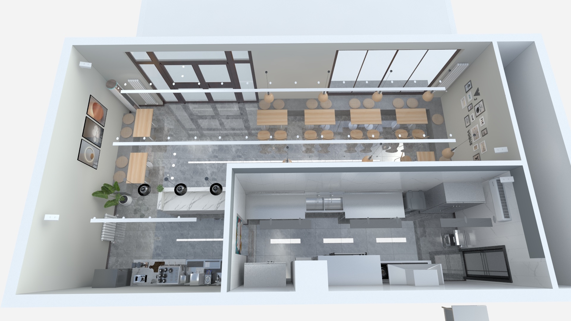 室内装饰设计LQ-奶茶店-装修设计方案