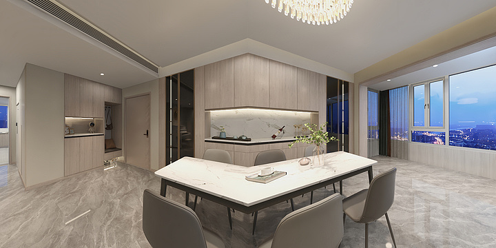 沃家装饰设计-大平层现代风格-副本-装修设计方案