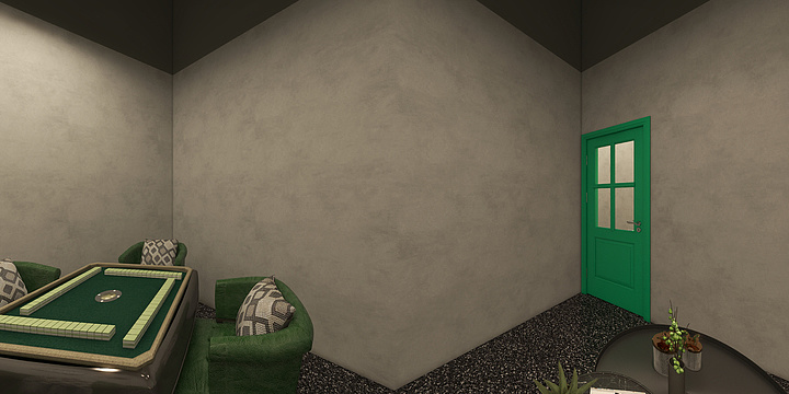 王湖彪-网红棋牌室-装修设计方案