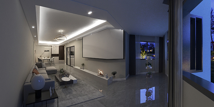 雨田可居-鸿通大学府-装修设计方案