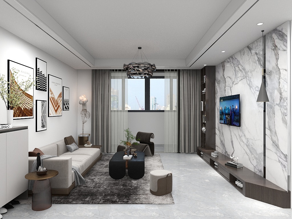 小橘香-南辛庄回迁楼7-装修设计方案