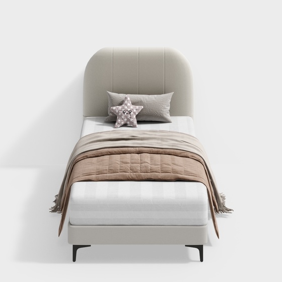 Modern Kid's Beds,beige