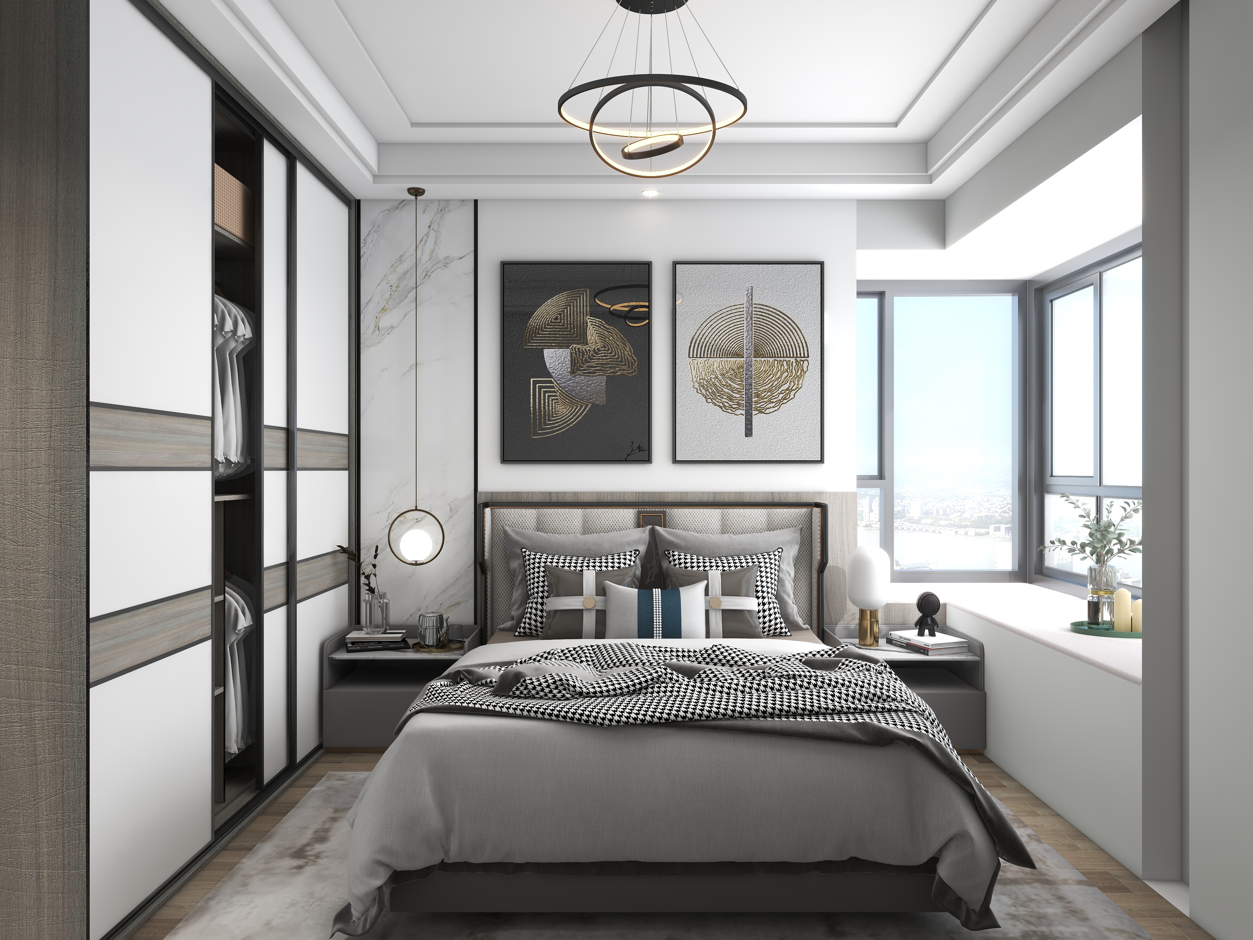 君珞设计-凤凰星语现代风-装修设计方案