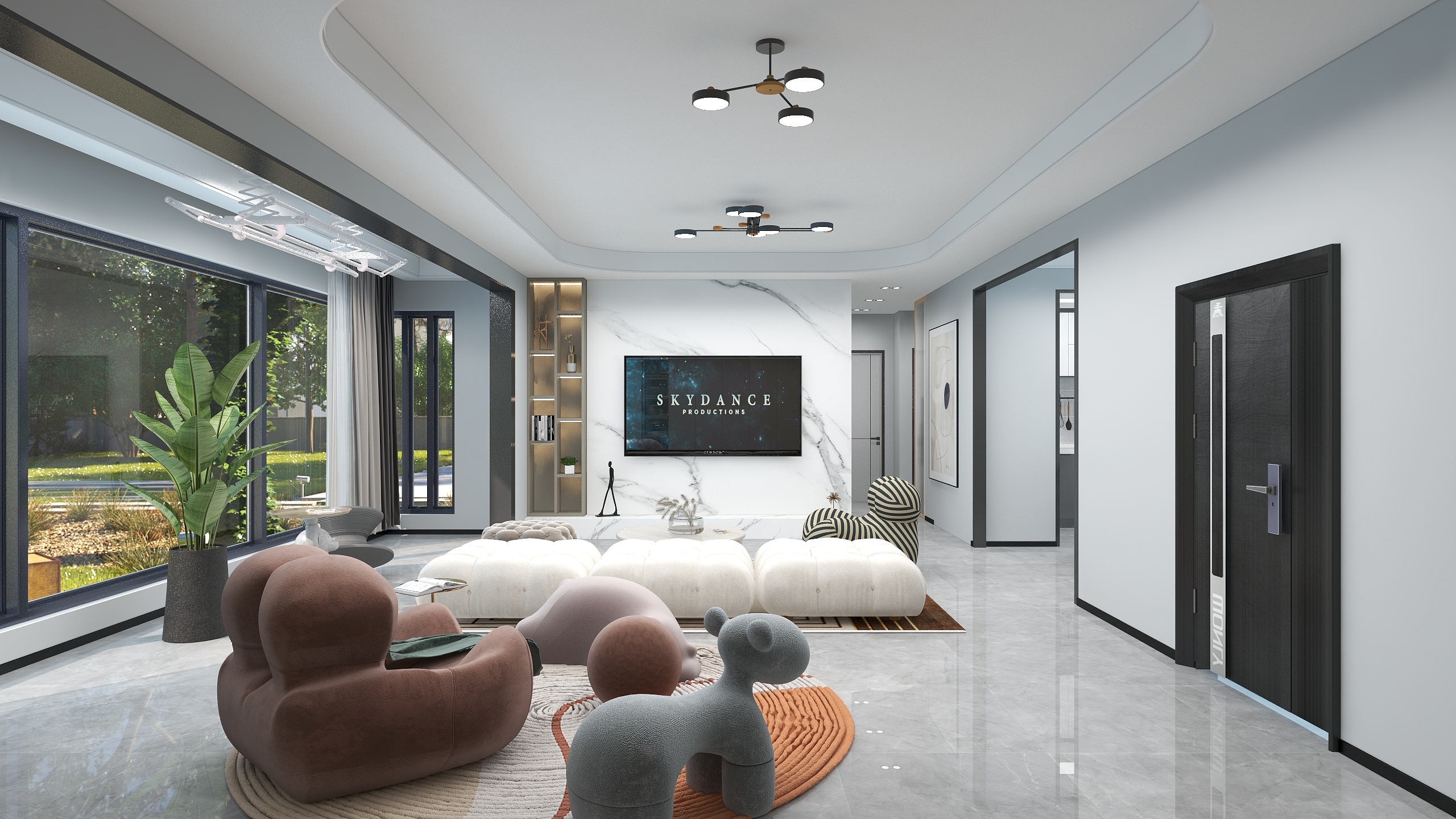 徐铭锴丶-《棕榈屋》--简约混搭装修效果图