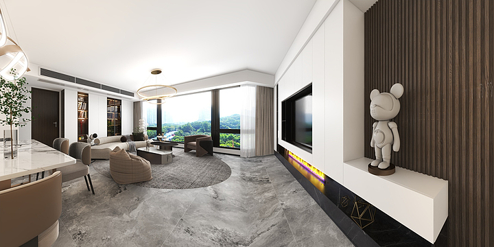 设计师吴笑-槐树路256号200㎡槐望观邸-装修设计方案