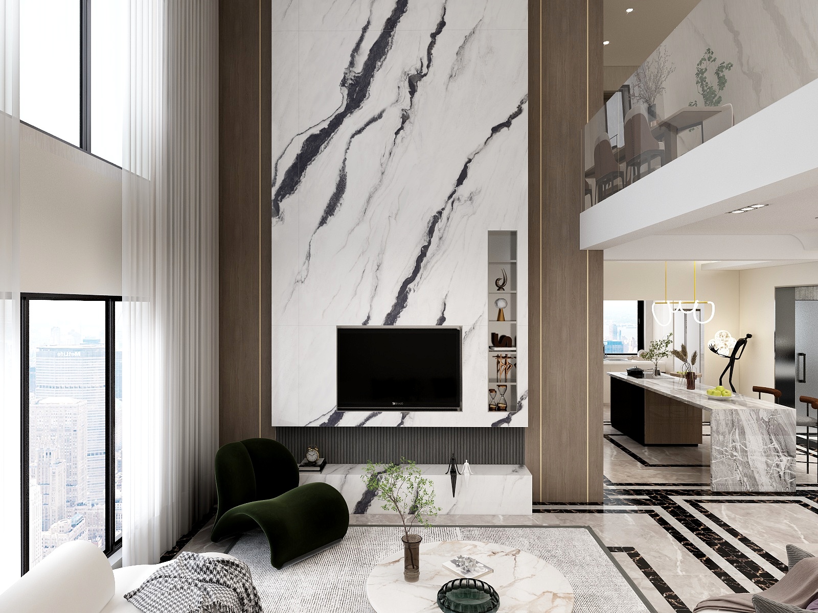 易天华-轻奢墅户型-装修设计方案