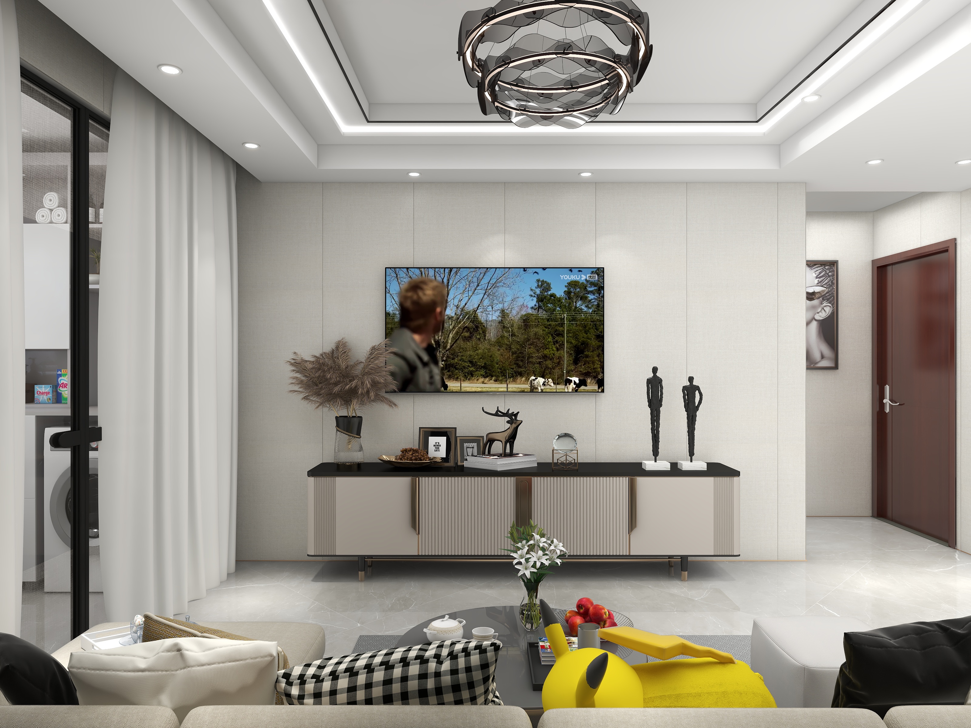 全案设计周小姐-舒适家，现代简约-装修设计方案