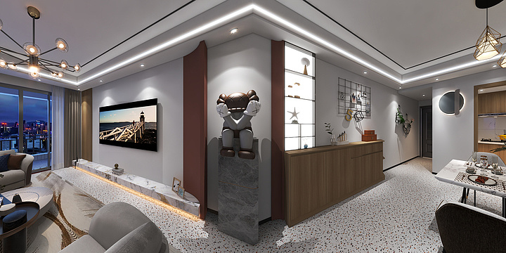 Qing林-FX-御东方4A栋03房-装修设计方案