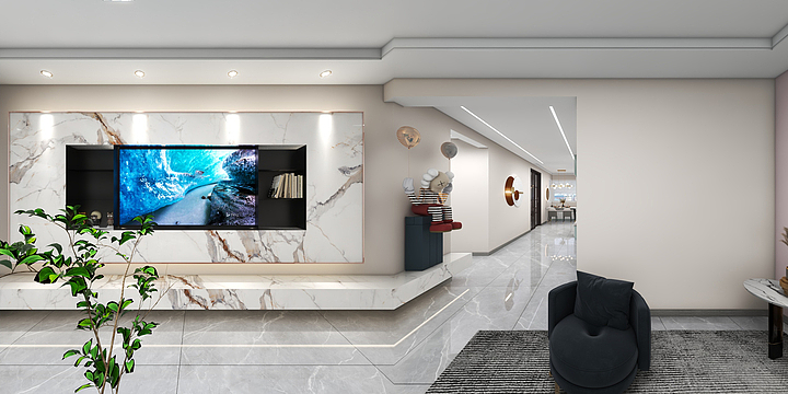 一介儒生-新星水岸花园156现代风-装修设计方案