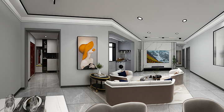 龙驰装饰-华和春城11-2-804-装修设计方案