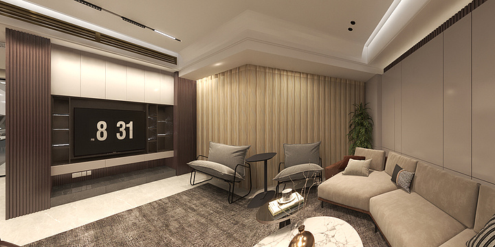 私宅尚妆全屋定制-月亮湾一号-装修设计方案